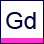 64 Gadolinium Gd